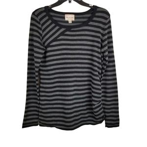 MissGuided M Striped Size Zip Top